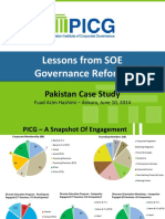 Lessons From SOE Governance Reforms: Pakistan Case Study