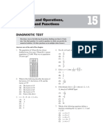 15 - Numbers and Operations, Algebra, and Functions