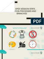 Oracle Apex Session State, Application Processes and Branches