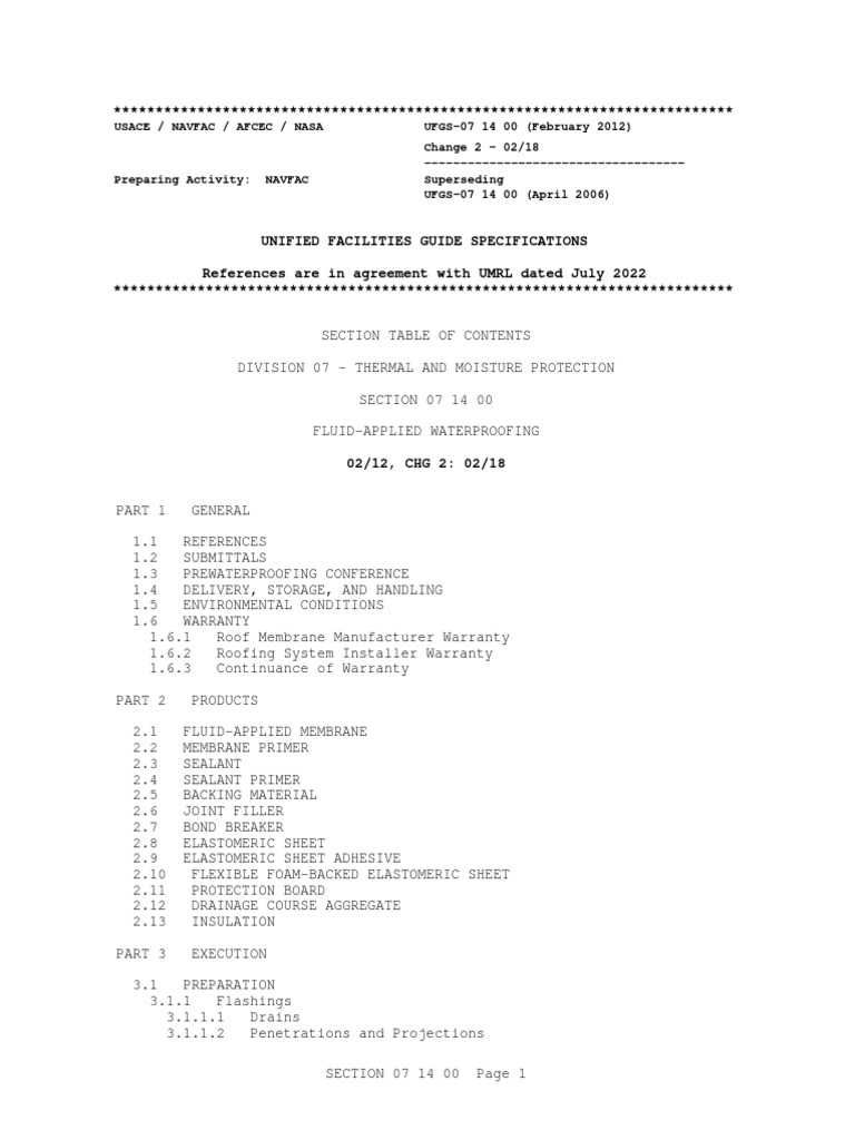 Fluid-Applied Waterproofing Guide | PDF | Roof | Concrete