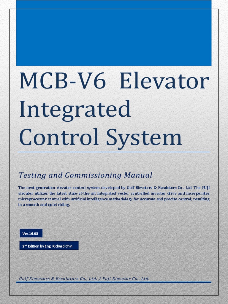 mcb-v6-elevator-integrated-control-system-testing-and-commissioning