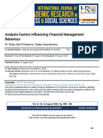 Analysis Factors Influencing Financial M