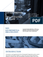 Non-Governmenta L Organization Web-App: Joel T Skariya Joel Binu Mathew Shalu S Mathew Asif S Sabarinadh J