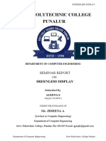 Govt. Polytechnic College Punalur: Seminar Report