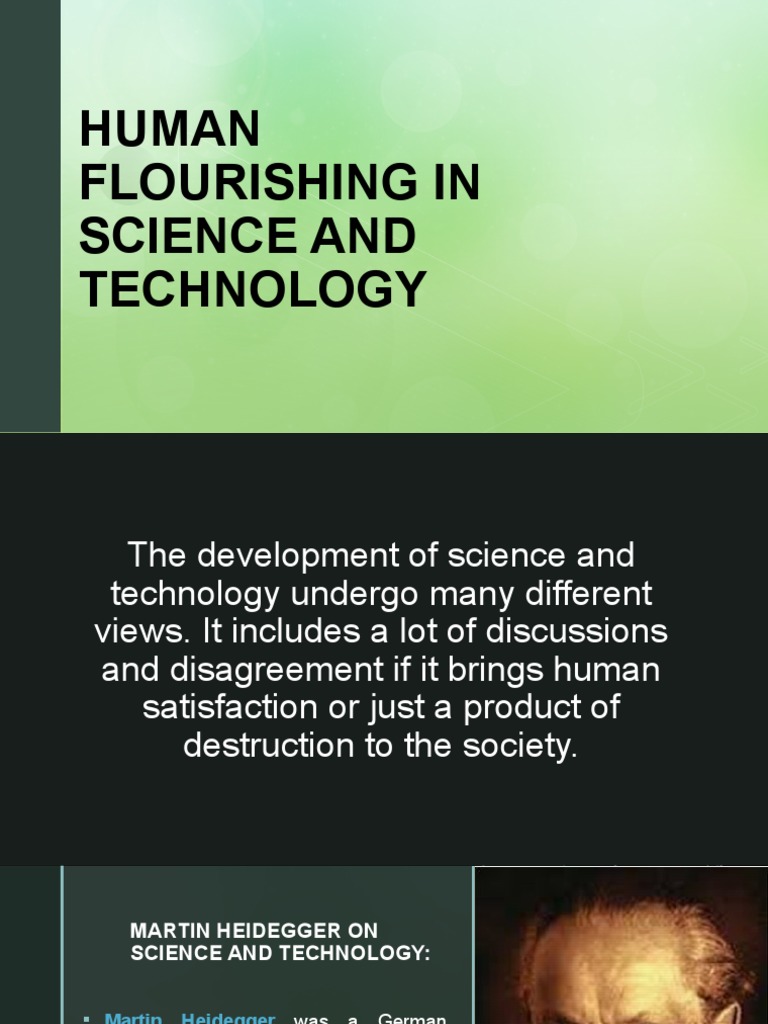 Human Flourishing in Science and Technology Download Free PDF Science Philosophical Theories
