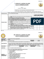 BS Marine Transportation Curriculum 2024 | PDF | Ships | Navigation