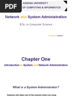 Network System Administration: Assosa University College of Computing & Informatics