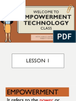 Empowerment Technology Class