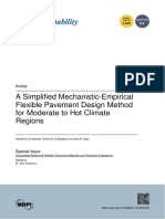 A Simplified Mechanistic-Empirical Flexible Pavement Design Method For Moderate To Hot Climate Regions