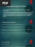 Engineering Properties of Rocks