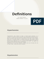 Definitions: By: Saiyed Falakaara Anand Pharmacy College