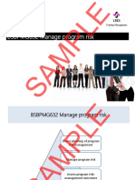 BSBPMG632 Manage Program Risk (Presentation)