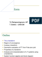 Z-Transform: Tri Rahajoeningroem, MT T. Elektro - UNIKOM