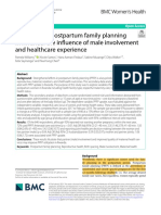 Predictors of Postpartum Family Planning in Rwanda: The Influence of Male Involvement and Healthcare Experience