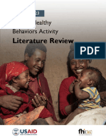 USAID Healthy Behaviors Activity: Literature Review
