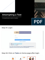 Test Attempt Student's Guide