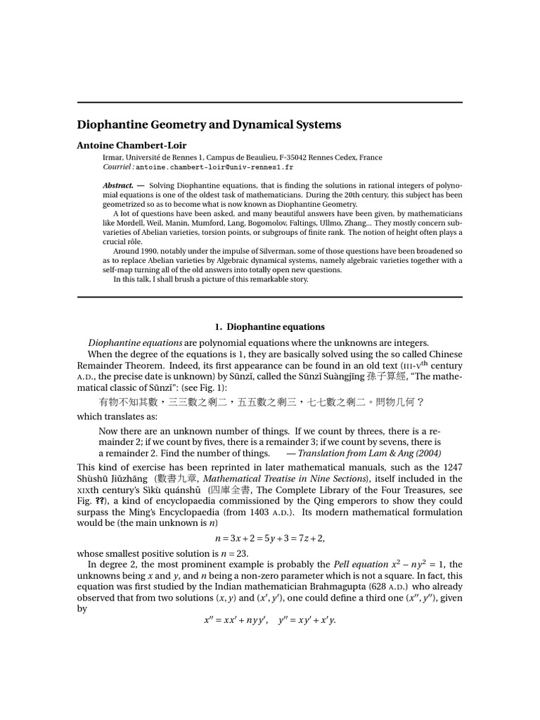 Diophantine Geometry An Introduction