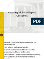 Recalling Mcbride Report Outcomes