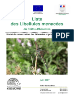 Liste Des Libellules Menacées: Du Poitou-Charentes