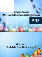 Perayaan Paskah SMGT Jemaat Lakipadada Sungguminasa