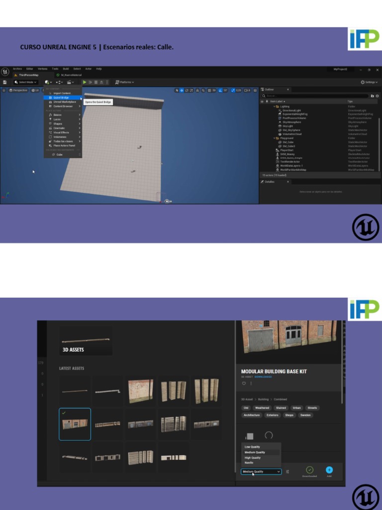 Curso Unreal Engine 5: Escenarios Callejeros | PDF