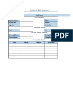 Bank Statement Summary