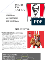 Production and Operation Management of KFC