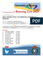 Publicación8 Premios Benzing Live