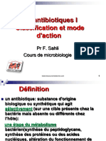 Les Antibiotiques I: Classification Et Mode