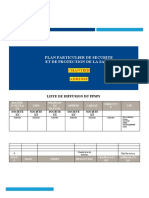 Plan Particulier de Securite Et de Protection de La Sante: Chantier Adresse