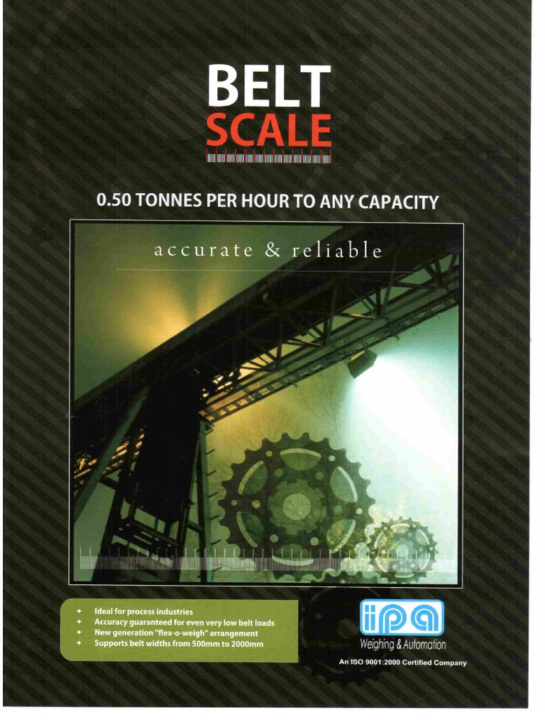 IPA Belt Scale-Catalog | PDF