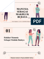 Manusia Sebagai Makhluk Budaya