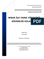 UEKAE BGT-1003 WSUS Ile Yama Yönetimi Güvenlik Kılavuzu