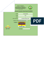 Progress Monitoring & Evaluation Data Sheet (Promeds) : Department of Education