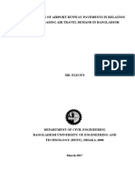 Evaluation of Airport Runway Pavements in Relation To Increasing Air Travel Demand in Bangladesh