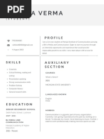 Vidisha's Resume