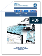 Ain Shams University Automotive Engineering Department Introduction to Autotronics (Part 1