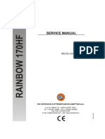 english service manual RAINBOW 170HF