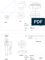 Body CUP NUT: Name Class / Roll No. Sanket Chemte TE/ 217 Screw Jack Part - 1 Subject Machine Design Size A3