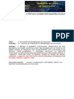 # Título (Todo em Maiúsculo) #: Área: Subárea: 10.1 - Estudo Da Formação Do Engenheiro de Produção Resumo