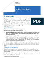 Patient Information From BMJ: Breast Pain