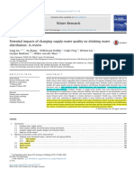 4.potential Impacts of Changing Supply-Water Quality On Drinking Water Distribution A Review