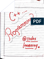 C++ Programming Notes