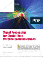 Signal Processing For Gigabit-Rate Wireline Communications: S.M. Zafaruddin, Itsik Bergel, and Amir Leshem