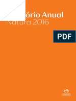 Relatório Anual Natura 2016: Resultados e desafios