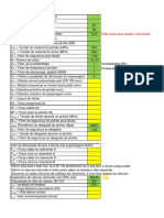 Engrenagem Dente Helicoidal - Dados para Cálculo