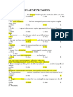 Relative Pronouns