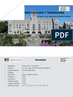 Perforacion Y Tronadura: Docente: Dr. Ing. Jorge Antonio Villarroel Villalobos