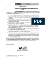 Formato #06 - Declaracion Jurada de No Estar Impedidos - Cogegalc