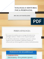 1 Terminologia e Historia Perinatal